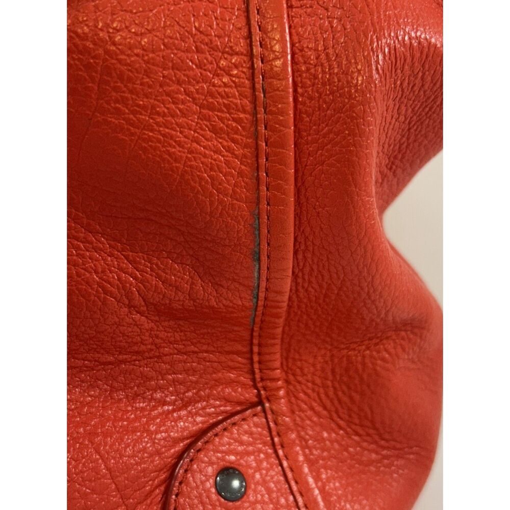 Coach Mickie Leather Satchel Crossbody & Matching Wallet Set - Cardinal Red - Picture 12 of 16